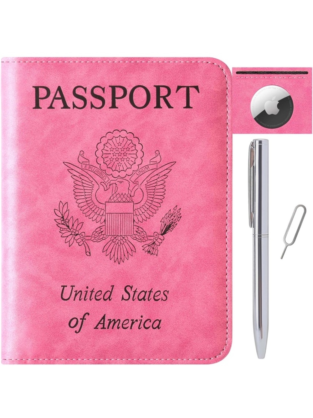 Airtag Passport Holder for travel essentials wallet